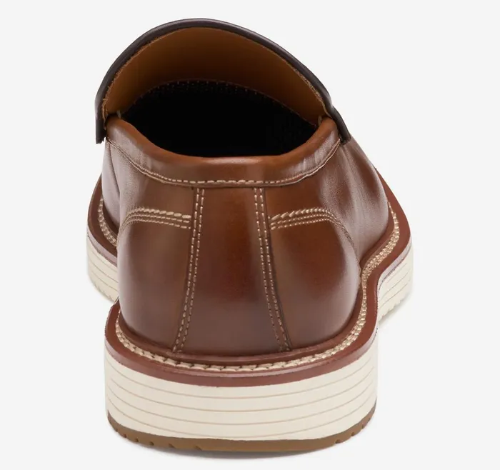 Johnston and Murphy Upton Venetian Tan Full Grain Men SlipOns