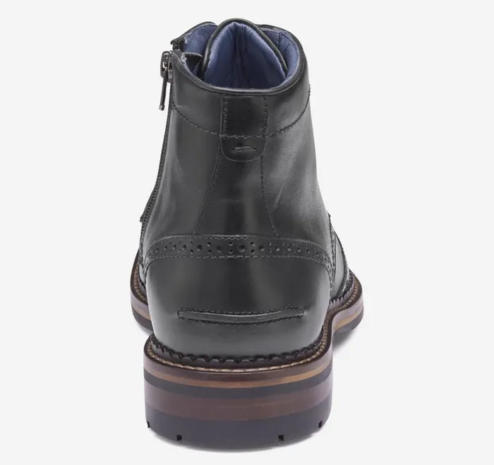 Johnston and Murphy XC Flex Connelly Wingtip Boot Black Full Grain Men Boots Johnston and Murphy XC Flex Connelly Wingtip Boot Black Full Grain Men Boots