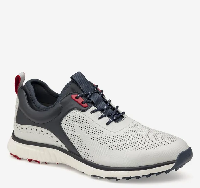 Johnston and Murphy XC4 H1Luxe Hybrid Whitenavy Full Grain Men Sneakers