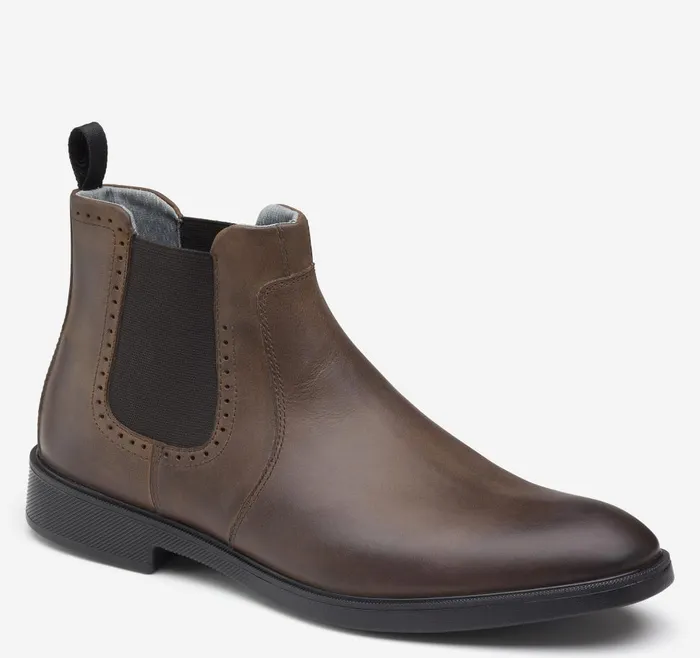 Johnston and Murphy XC4 Maddox Chelsea Boot Tan Oiled Full Grain Men Boots