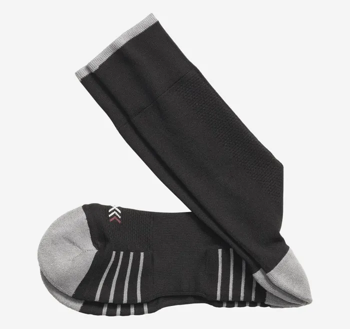 Johnston and Murphy XC4 Performance Crew Socks Black Men Socks