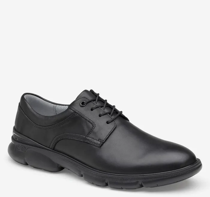 Johnston and Murphy XC4 Tanner Plain Toe Black Full Grain Men LaceUps