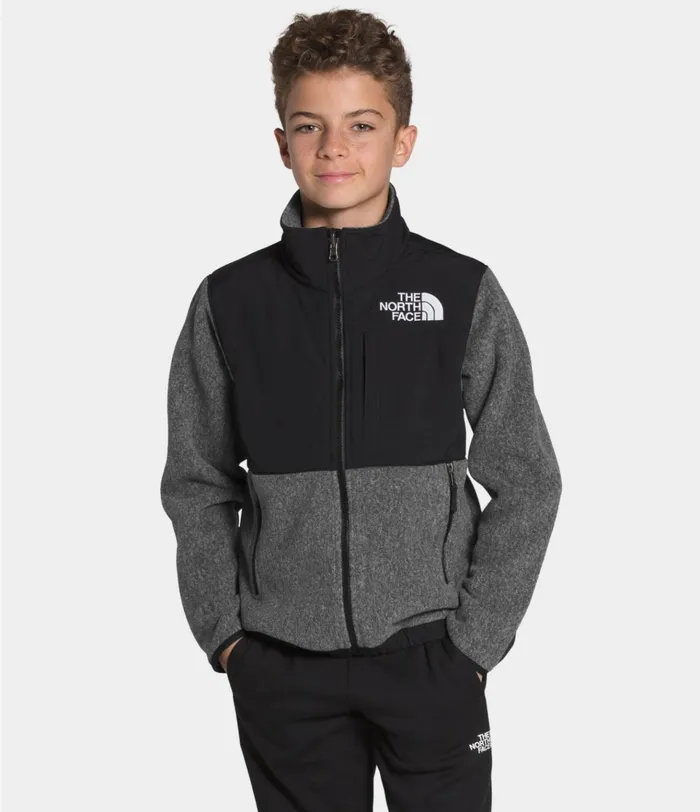 Kids 95 Retro Denali Jacket Tnf Medium Grey Heather The North Face Fleece