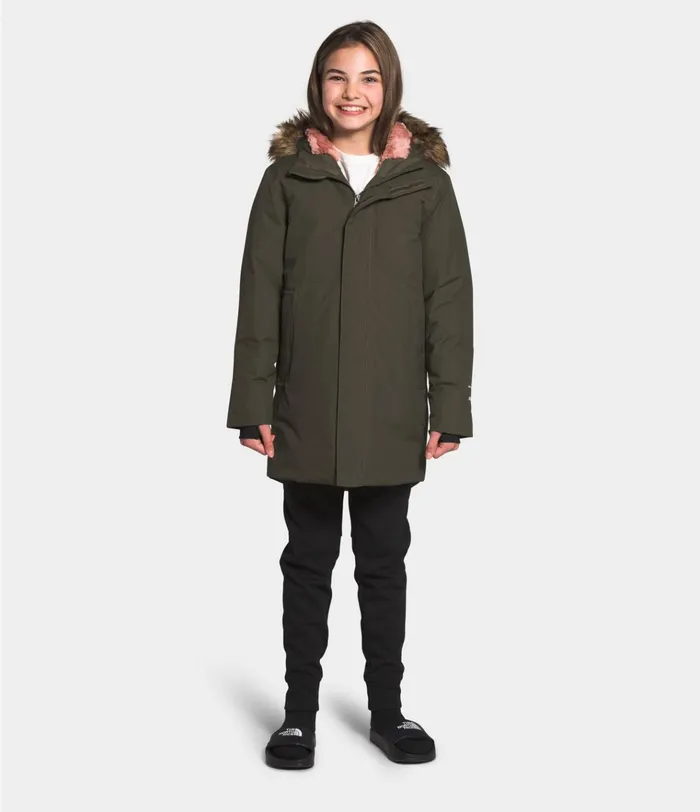 Kids Arctic Swirl Parka Vanadis Grey The North Face Jackets and Vests