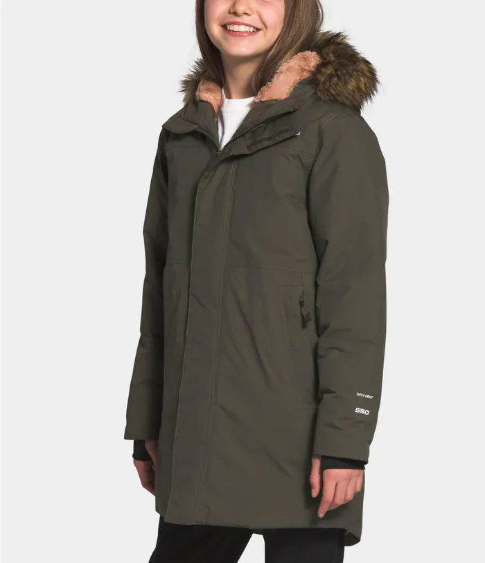 Kids Arctic Swirl Parka Vanadis Grey The North Face Jackets and Vests