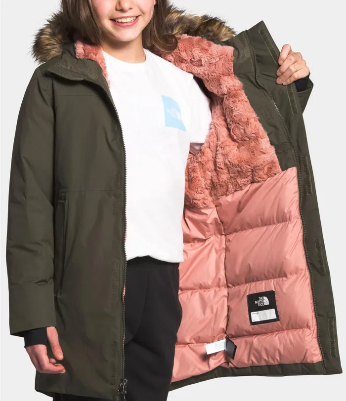 Kids Arctic Swirl Parka Vanadis Grey The North Face Jackets and Vests