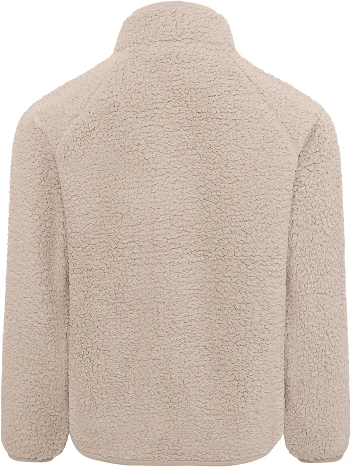 Kids Gibbs FullZip Beach Beige Didriksons Fleece and Midlayers