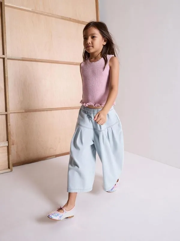 Kids Girls039 Sequin TwoTone Bow Ballet Flats 8211 Pink CHARLES and KEITH Shoes Kids Girls039 Sequin TwoTone Bow Ballet Flats 8211 Pink CHARLES and KEITH Shoes