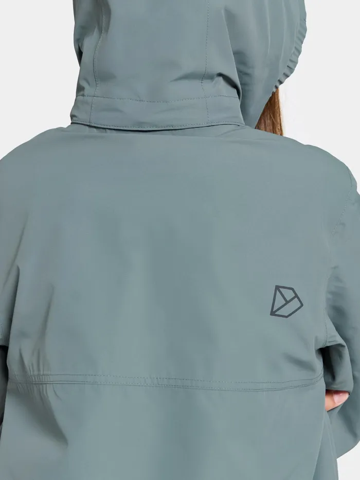 Kids Meliss Jacket Factory Blue Didriksons Spring Jackets
