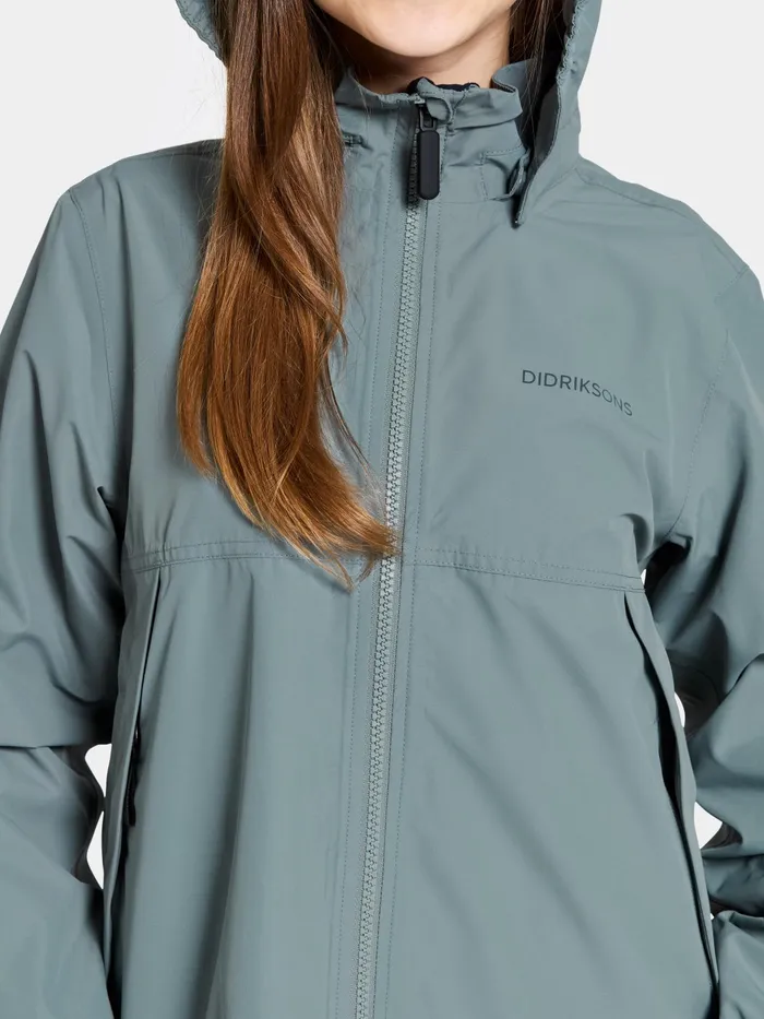 Kids Meliss Jacket Factory Blue Didriksons Spring Jackets