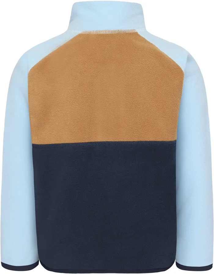 Kids Monte Half Button Navy Didriksons Fleece and Midlayers