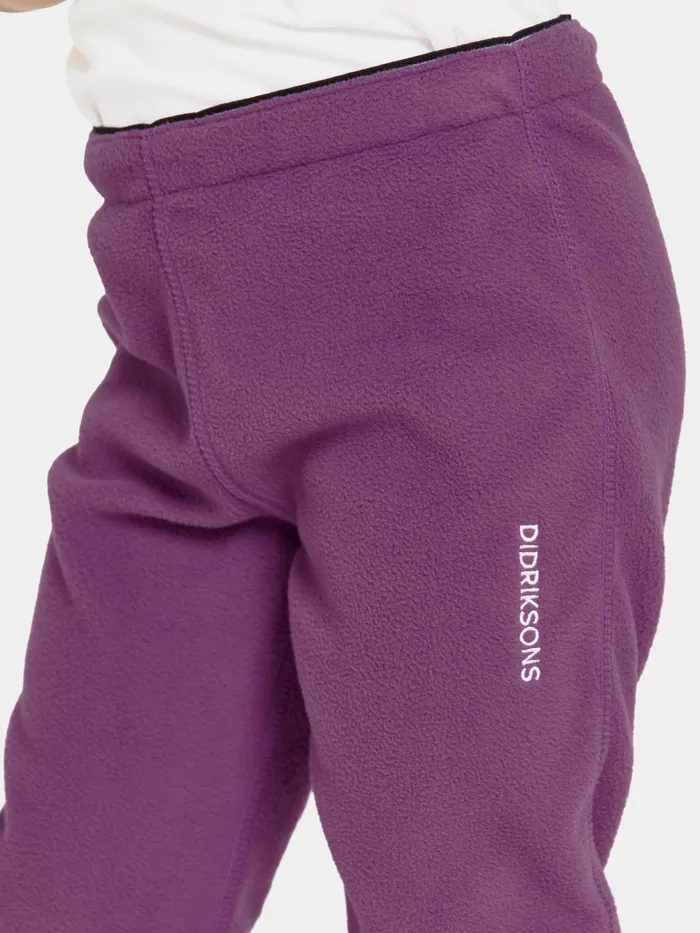 Kids Monte Pants Grape Didriksons Fleece Joggers