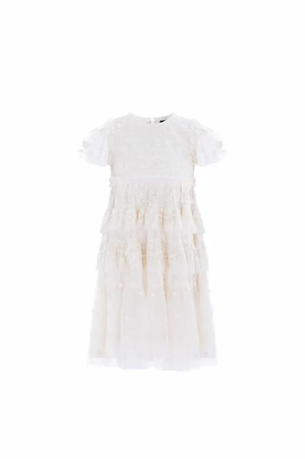 KIDS Needle and Thread Angelica Lace Kids Dress Champagne KIDS Needle and Thread Angelica Lace Kids Dress Champagne