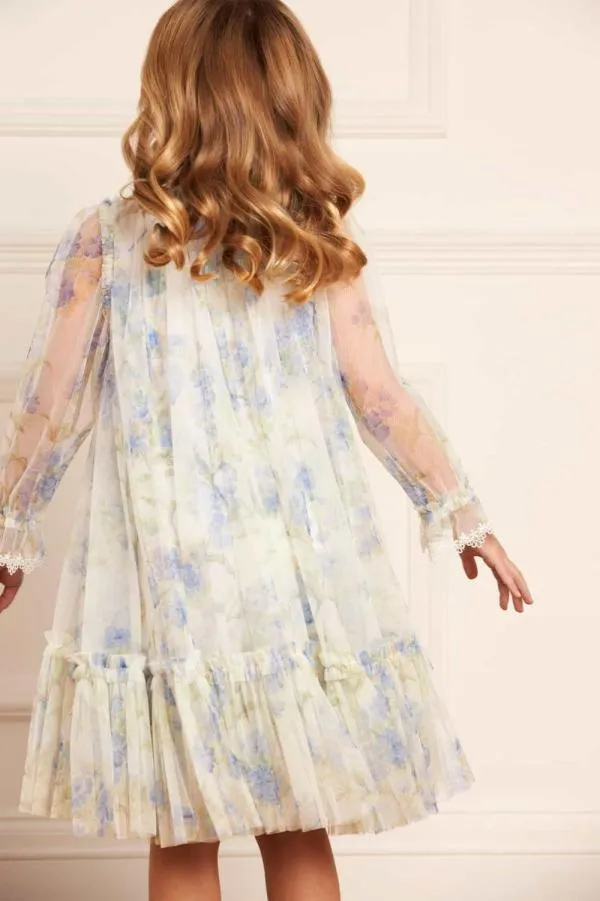 KIDS Needle and Thread Summer Posy Long Sleeve Kids Dress Multi KIDS Needle and Thread Summer Posy Long Sleeve Kids Dress Multi