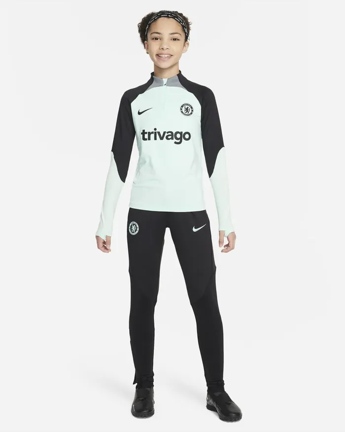 Kids Nike All Clothing Chelsea FC Strike Third Blackmint Foam