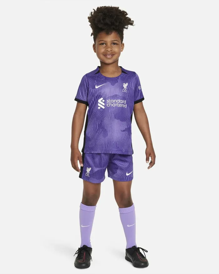 Kids Nike All Clothing Liverpool FC 202324 Third Space Purplewhite