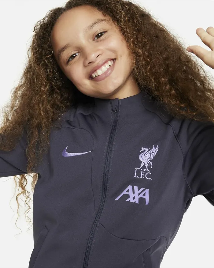 Kids Nike All Clothing Liverpool FC Academy Pro Third Gridironspace Purple