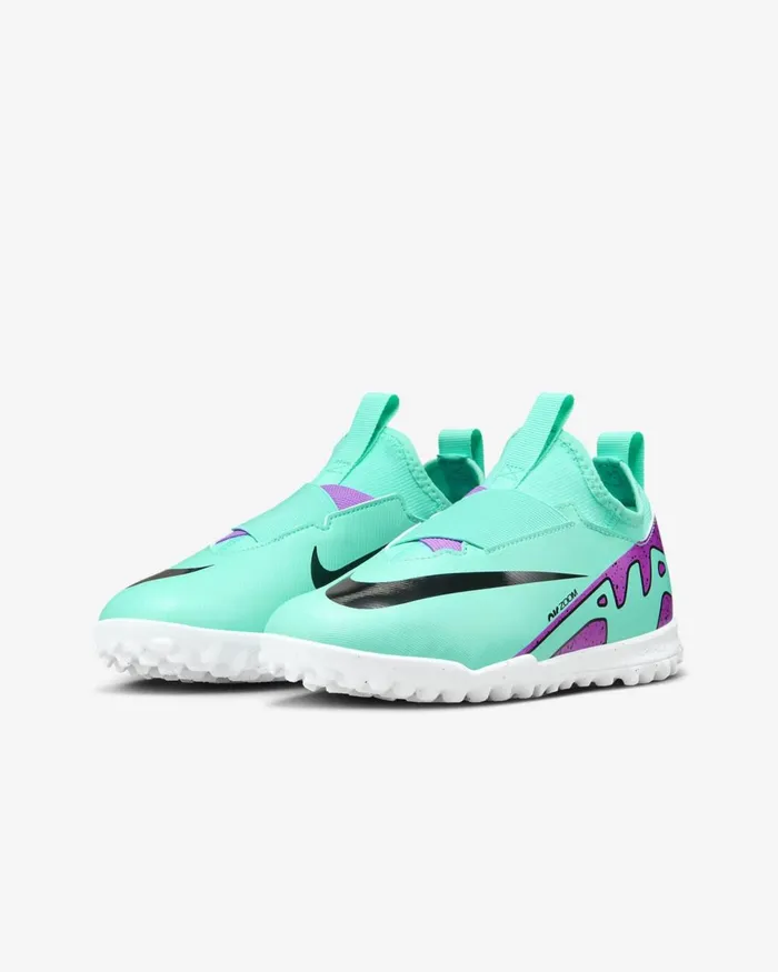 Kids Nike Football Jr Mercurial Vapor 15 Academy Hyper Turquoiseblackwhitefuchsia Dream
