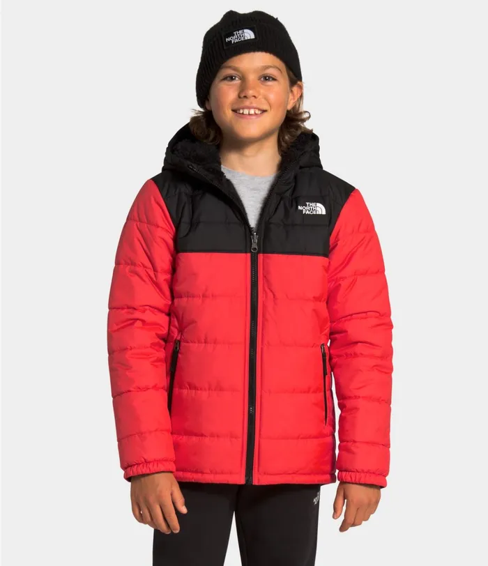 Kids Reversible Mount Chimborazo Hoodie Tnf Redtnf Black The North Face Jackets and Vests