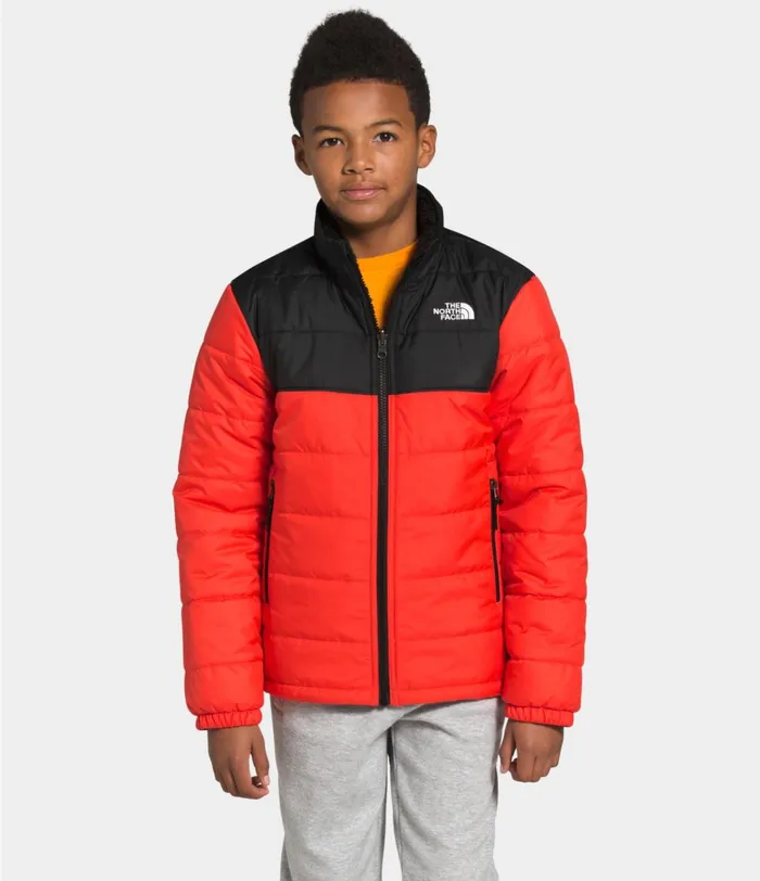 Kids Reversible Mount Chimborazo Jacket Flare Orange The North Face Jackets and Vests