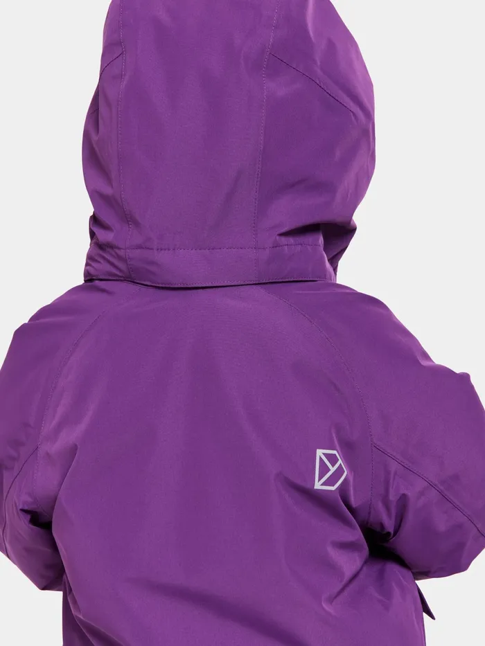 Kids Talvi Jacket Royal Purple Didriksons Autumn Jackets