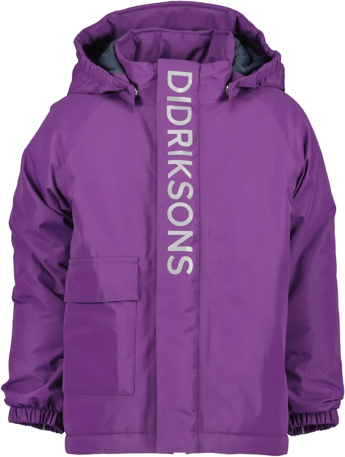 Kids Talvi Jacket Royal Purple Didriksons Autumn Jackets