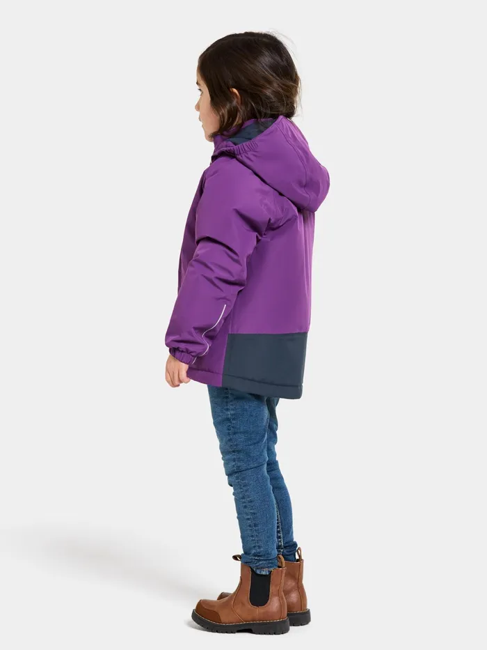 Kids Talvi Jacket Royal Purple Didriksons Autumn Jackets