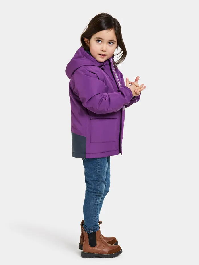 Kids Talvi Jacket Royal Purple Didriksons Autumn Jackets