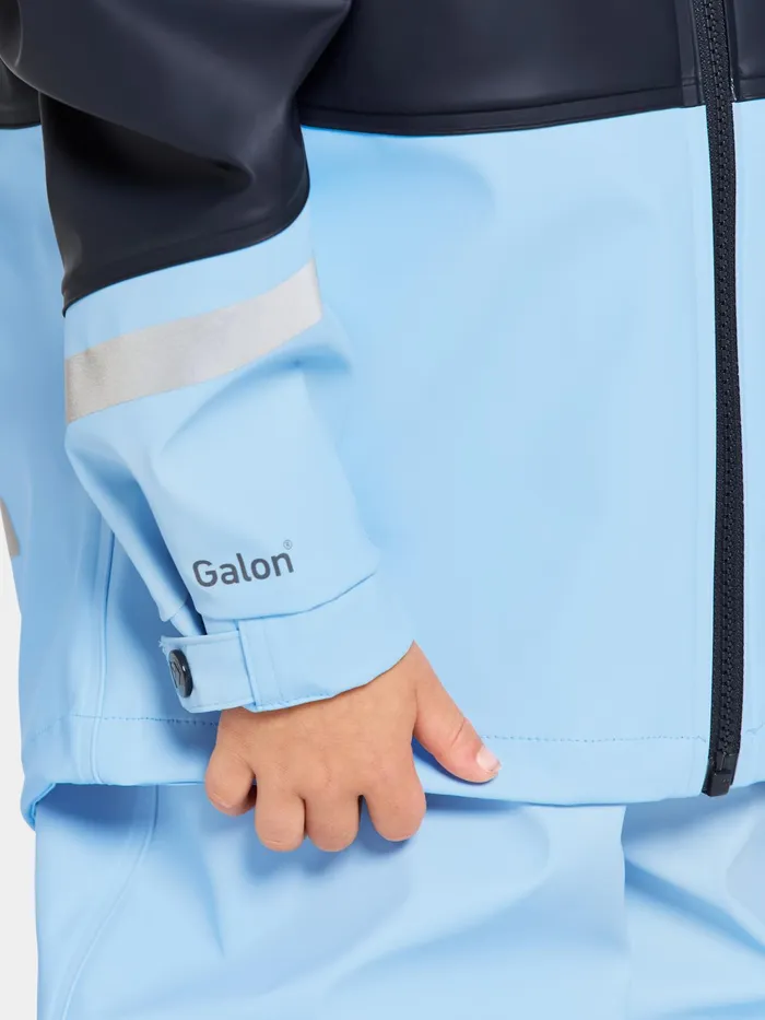Kids Waterman Set Light Sea Blue Didriksons Unlined Rain Set