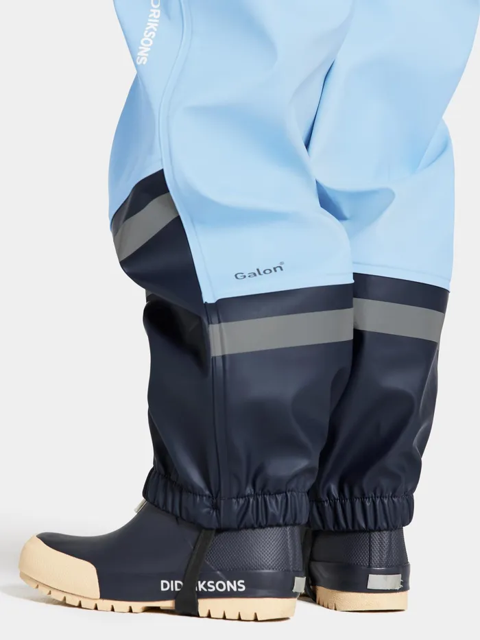 Kids Waterman Set Light Sea Blue Didriksons Unlined Rain Set