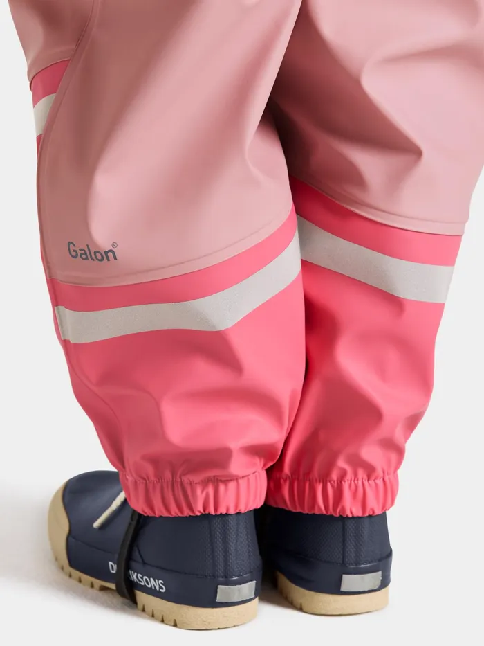 Kids Waterman Set Soft Pink Didriksons Unlined Rain Set