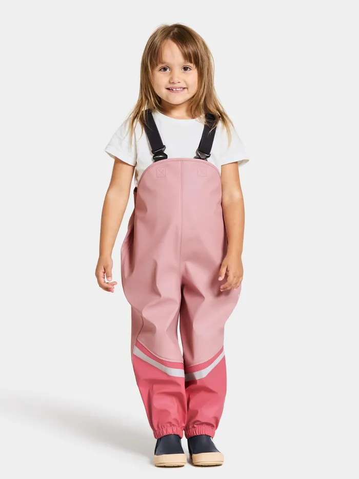 Kids Waterman Set Soft Pink Didriksons Unlined Rain Set