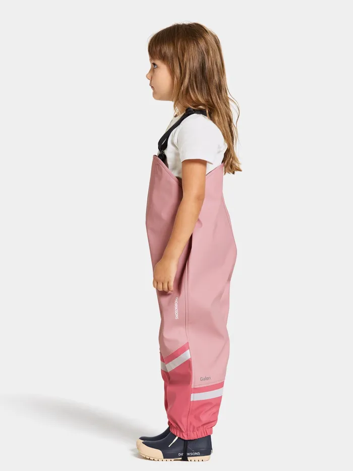 Kids Waterman Set Soft Pink Didriksons Unlined Rain Set