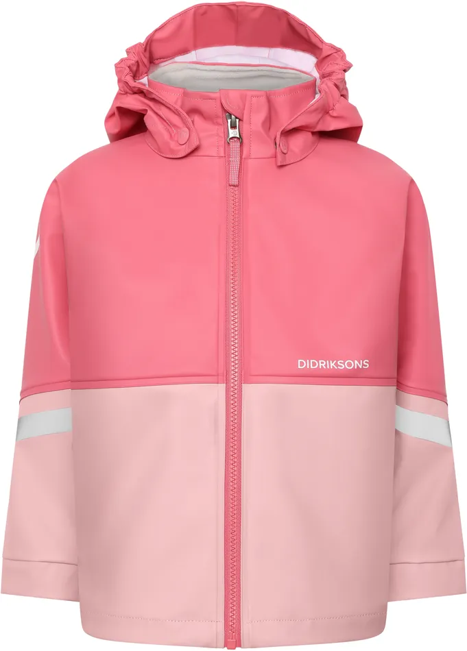 Kids Waterman Set Soft Pink Didriksons Unlined Rain Set