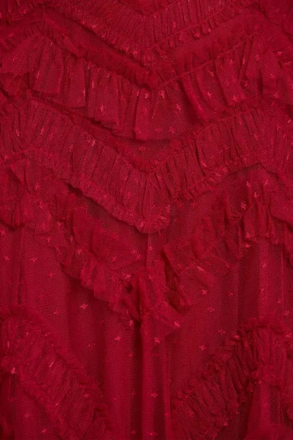 KIDSWomen Needle and Thread Elia Short Sleeve Gown Red KIDSWomen Needle and Thread Elia Short Sleeve Gown Red