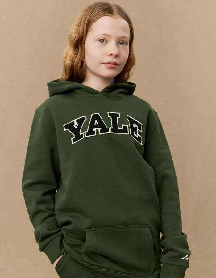 Kids Yale Hoodie KIDS 8211 Duffel Bag GreenBlack Les Deux Yale