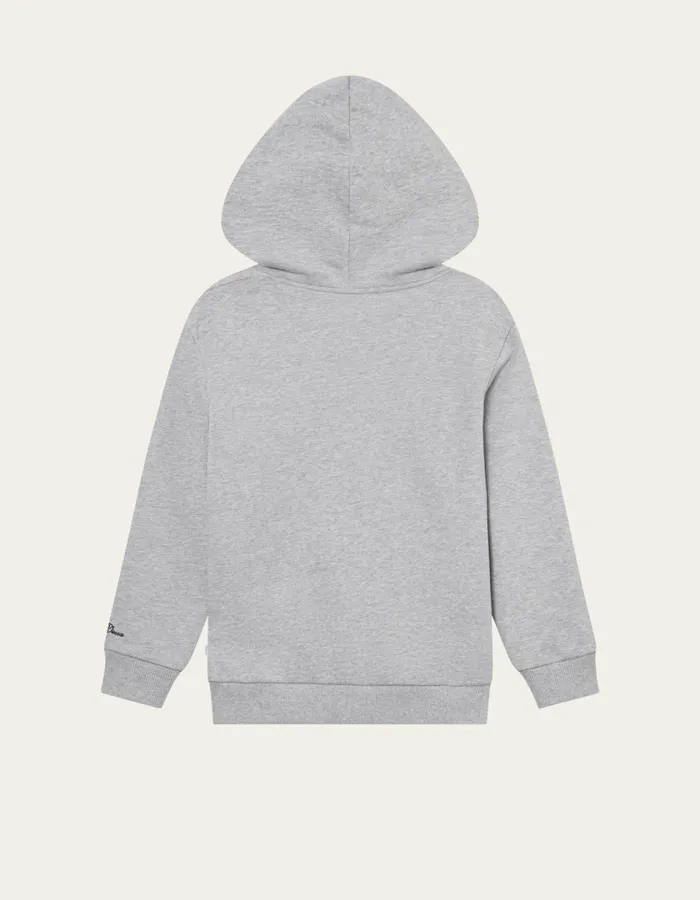 Kids Yale Hoodie KIDS 8211 Light Grey MelangeBlack Les Deux Yale