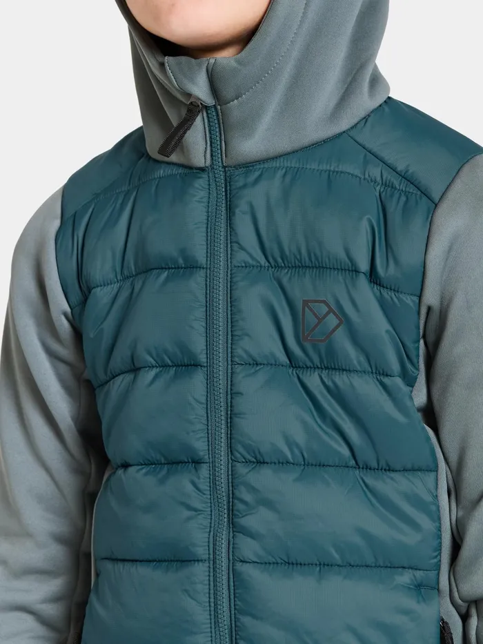 KidsYouth Kapris FullZip Star Blue Didriksons Fleece and Midlayers