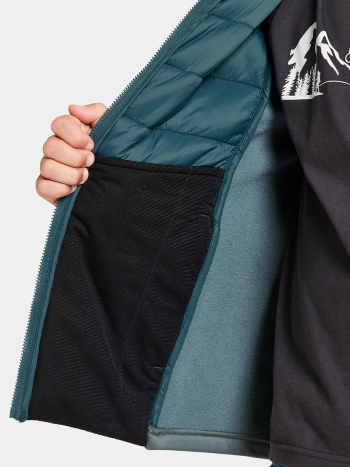 KidsYouth Kapris FullZip Star Blue Didriksons Fleece and Midlayers