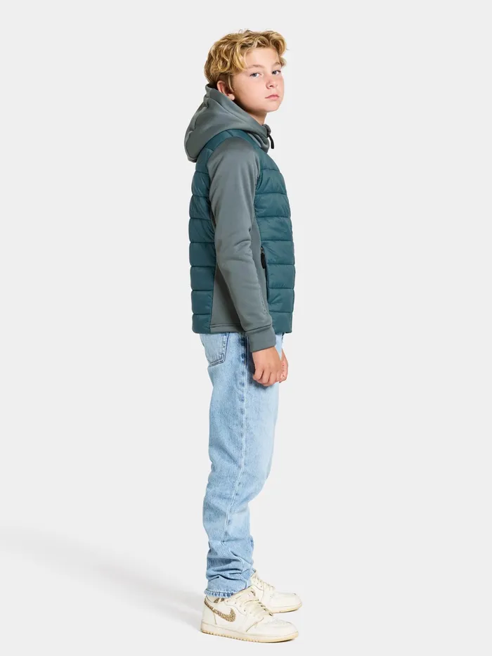 KidsYouth Kapris FullZip Star Blue Didriksons Fleece and Midlayers