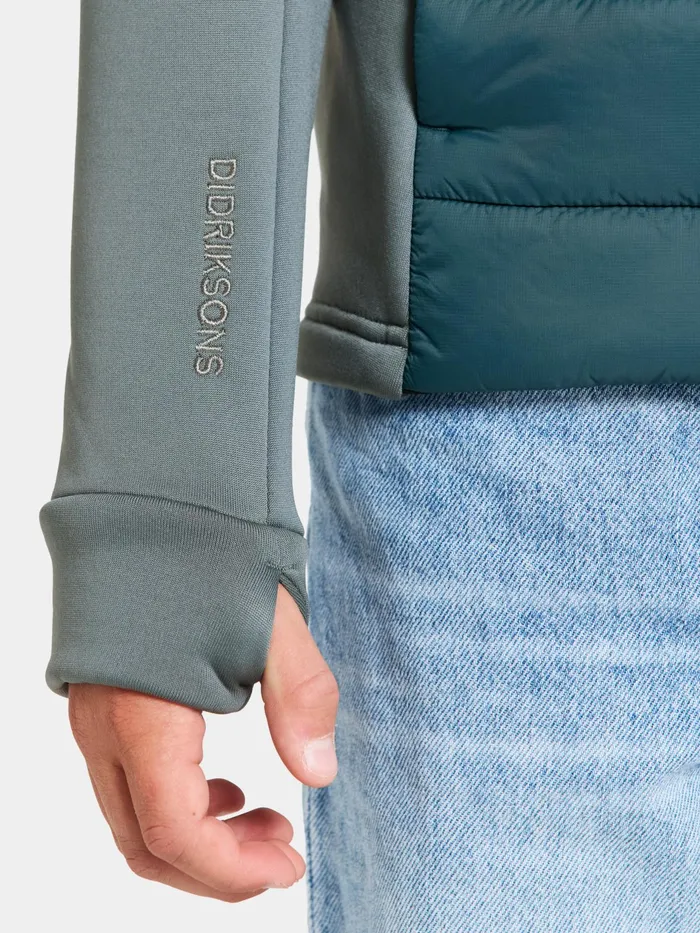 KidsYouth Kapris FullZip Star Blue Didriksons Fleece and Midlayers