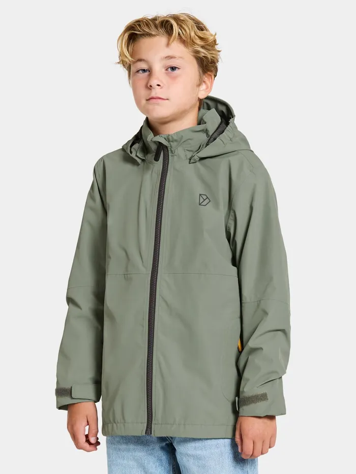 KidsYouth Piko Kids Jacket Light Moss Didriksons Spring Jackets
