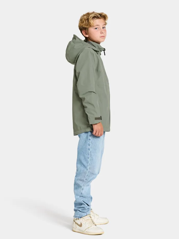 KidsYouth Piko Kids Jacket Light Moss Didriksons Spring Jackets