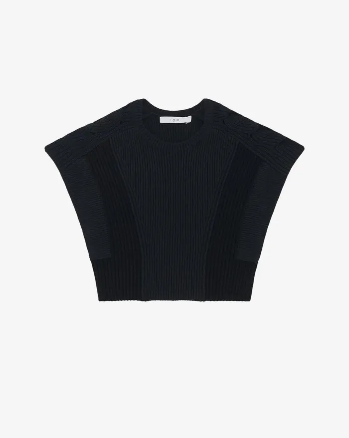 Knits Women IRO KALOU SLEEVELESS ROUND NECK SWEATER