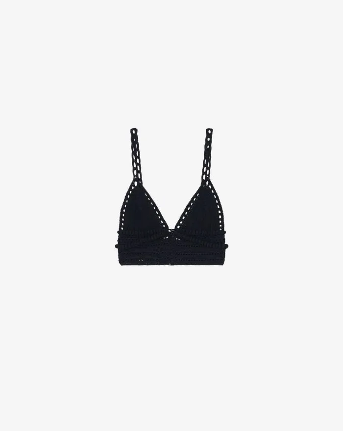 Knits Women IRO KLEO VNECK CROCHET BRALETTE