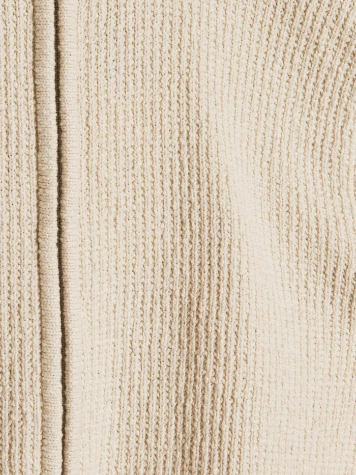 Knitwear Men Holzweiler Atlantic Zip Cardigan Ecru