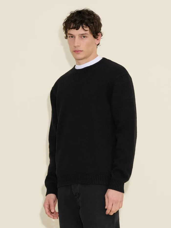 Knitwear Men Holzweiler Cohen Crew Black