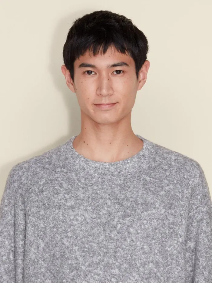 Knitwear Men Holzweiler Duke Brushed Crew Grey Mix