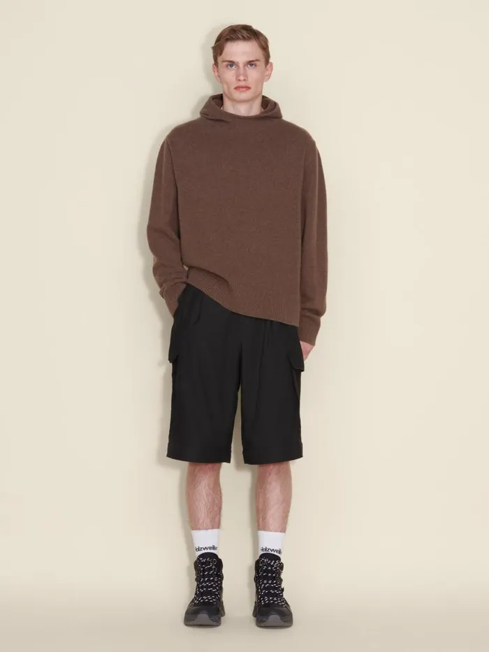 Knitwear Men Holzweiler Ian Hoodie Brown