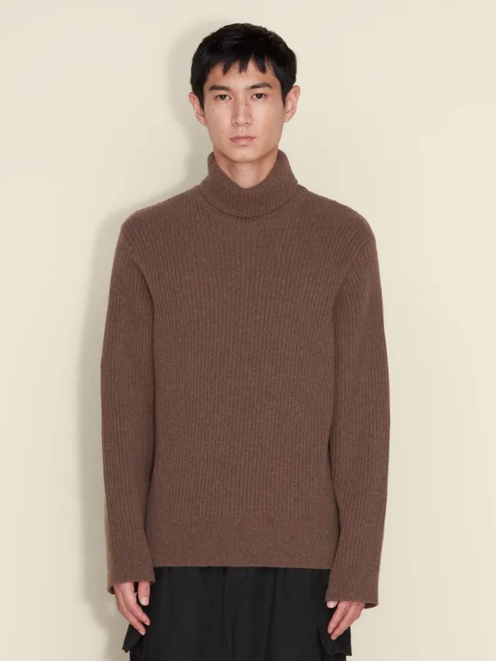 Knitwear Men Holzweiler Tony Turtle Brown